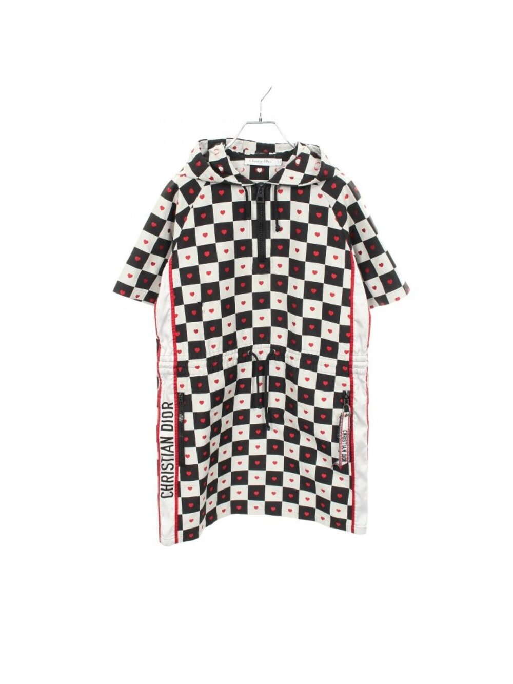Dior Dress Amour D-chess Heart Short Sleeve